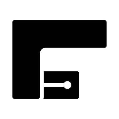 Yemek-mutfak simgesini, basit hat illüstrasyon