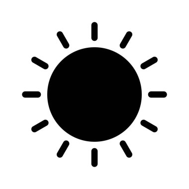 Basit vektör illüstrasyon işareti açık ateş modu