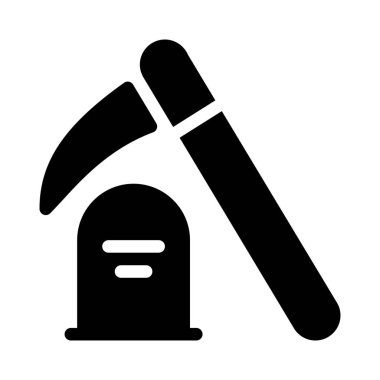 tırpan basit vektör çizim