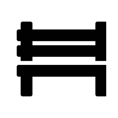 Park bankında oturan, vektör tasarımı