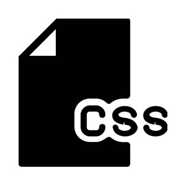 Basit vektör çizim simgesini Css dosya türü