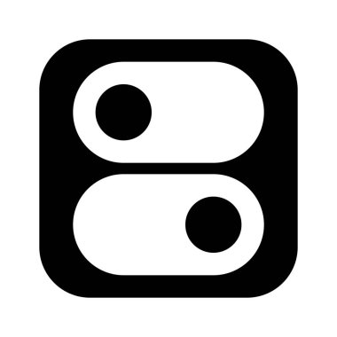 Basit vektör çizim anahtarı on ve Off