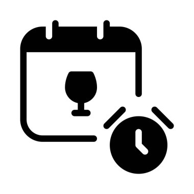 Beyaz arka plan üzerinde izole olay hatırlatıcı