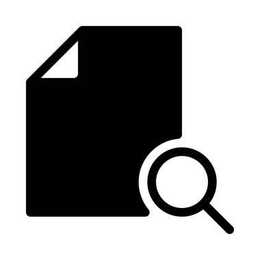 Arama veya dosya aramak basit vektör çizim