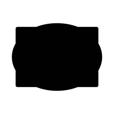 beyaz arka plan üzerinde izole dikdörtgen boş çerçeve 