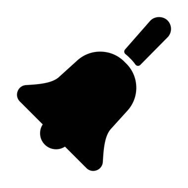 Okul el zili basit vektör çizim