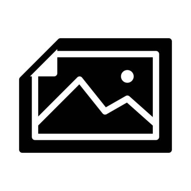 Resim formatları üzerinde beyaz arka plan izole