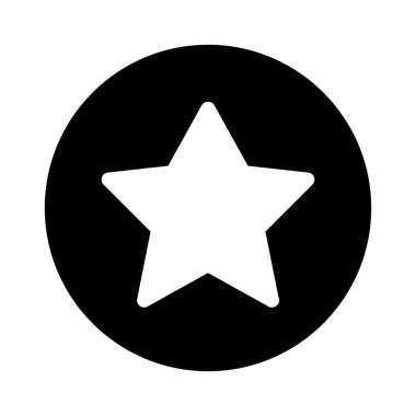 Tek Star Rating simge üzerinde beyaz izole