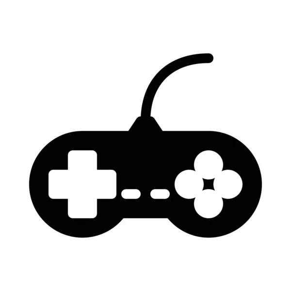 Video Game Controller Isolated White Background — Stock Vector