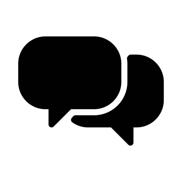 Rectangle Speech Bubbles Isolated White Background — 图库矢量图片