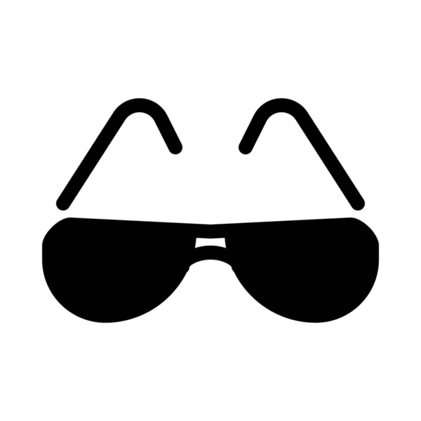 Signo Ilustración Vector Simple Gafas Sol Sombras — Vector de stock
