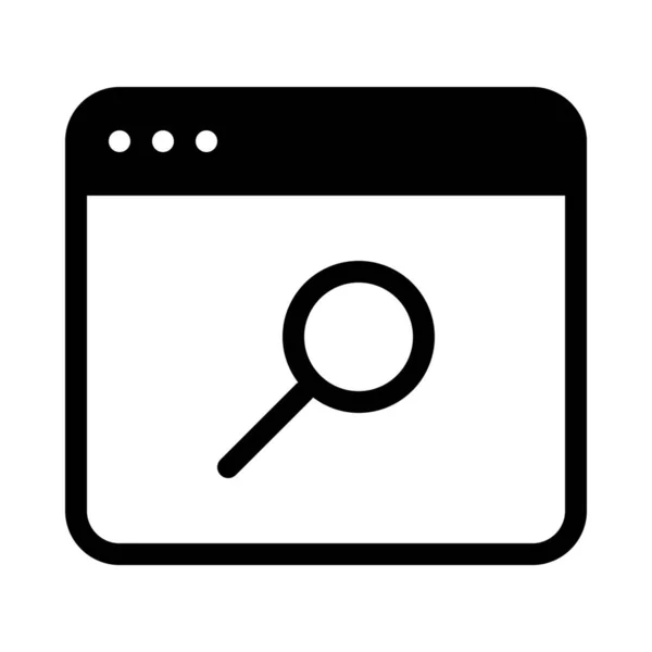 Pin Або Search App Ізольовані Білому Тлі — стоковий вектор