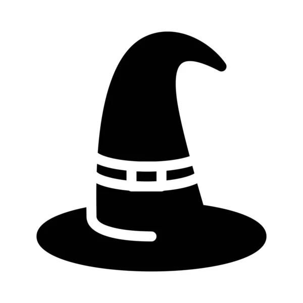 Basit Vektör Çizim Cadı Şapka — Stok Vektör