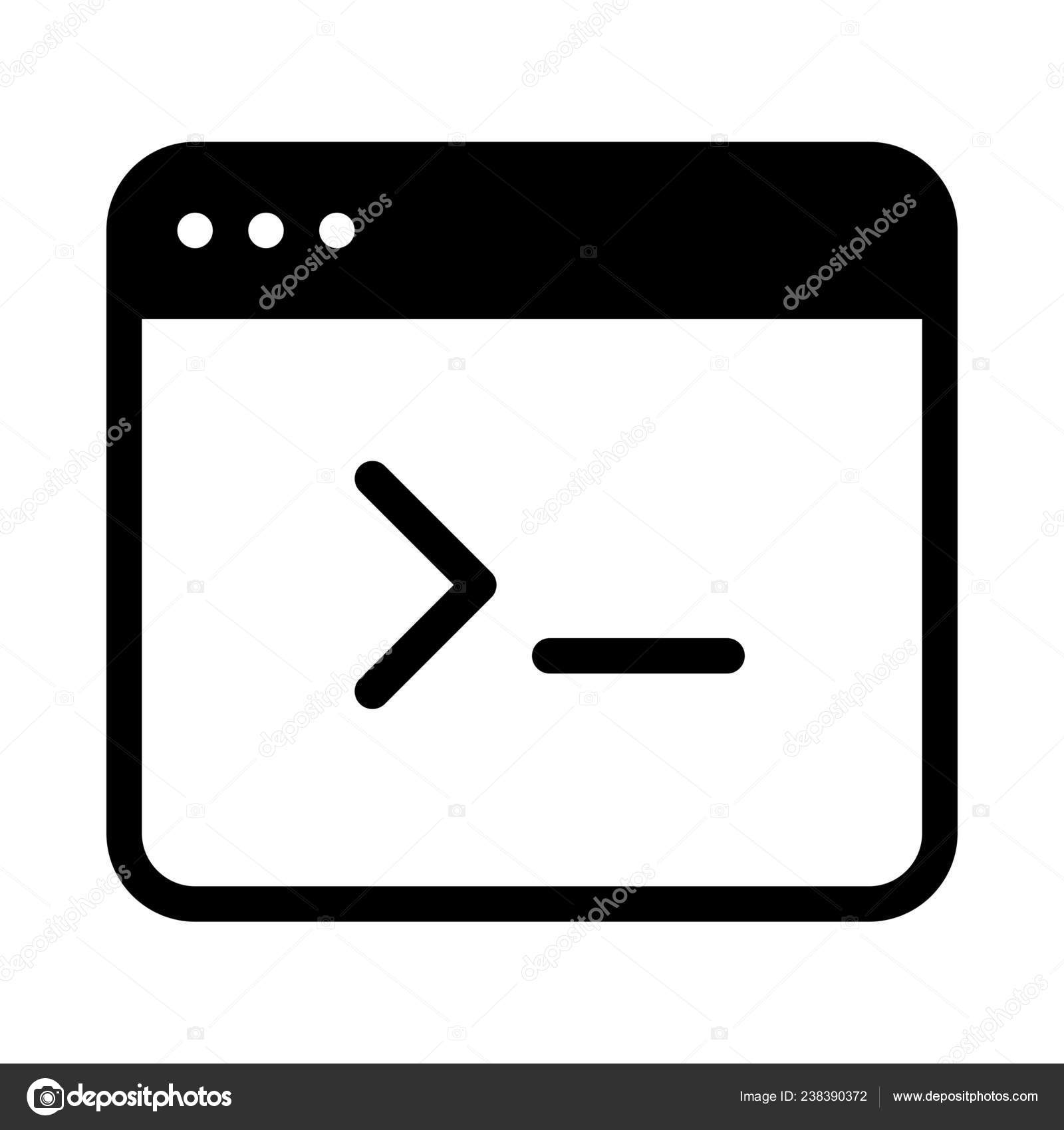 Programing Coding Isolated White Background Stock Vector Image by ...