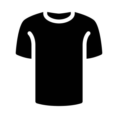 Basit vektör çizim Polo Yuvarlak Yaka T-Shirt