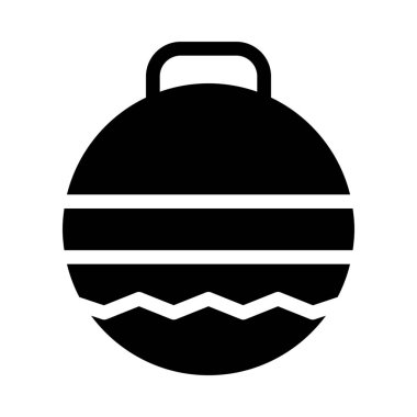 Süs biblo beyaz arka plan üzerinde asılı