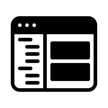 Basit vektör illüstrasyon işareti ağacı genişletin düzeni