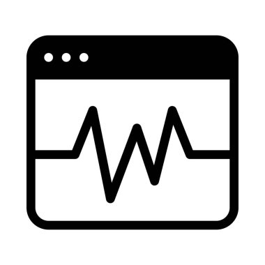 Basit vektör illüstrasyon işareti bilgisayar Görev Yöneticisi'nin