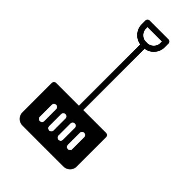 Kürek kar basit vektör çizim