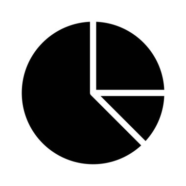 Pasta grafik alanını beyaz arka plan üzerinde izole 