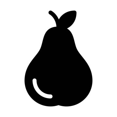 Beyaz arka plan üzerinde izole sağlıklı tatlı armut 