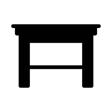 Basit vektör çizim merkezi sehpa