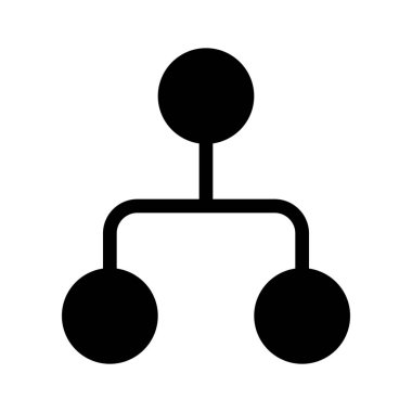 Beyaz arka plan üzerinde izole daire süreç diyagramı simgesi 