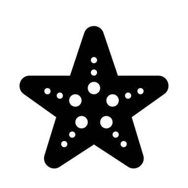 deniz yıldızı basit vektör çizim