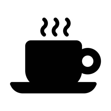 Sıcak içecek beyaz arka plan üzerinde izole