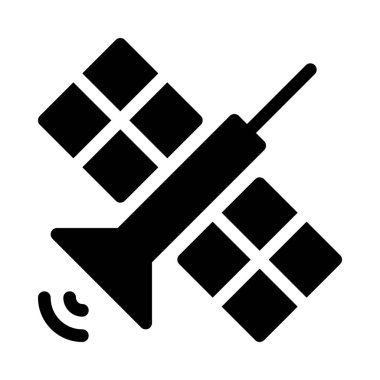 Basit vektör çizim alanı uydu yayını