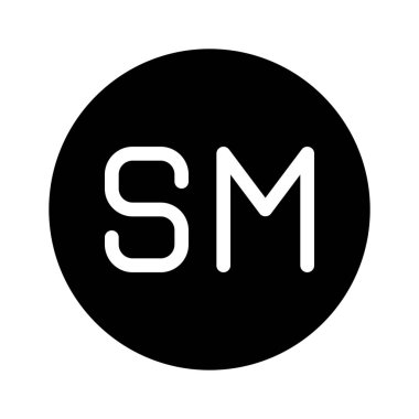 Sosyal medya ağı basit vektör çizim