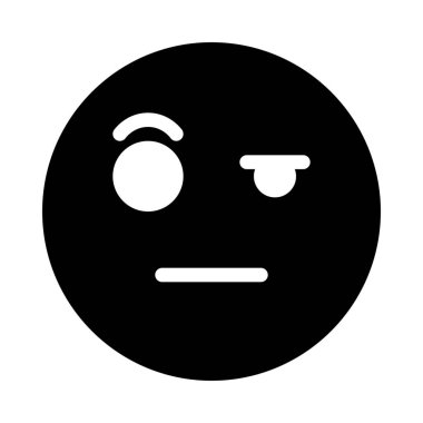 Merak ifade ifade basit vektör çizim