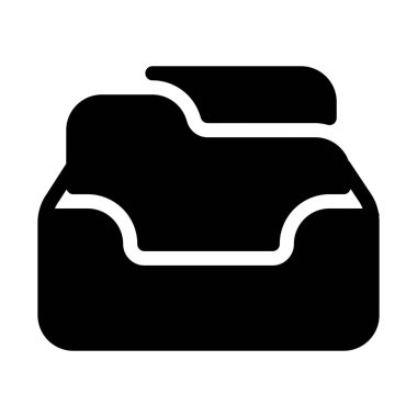 Arşiv klasörü işlevi, vektör tasarımı