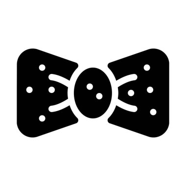 Beyaz arka plan üzerinde şık papyon