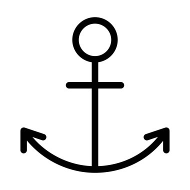 Ship Anchor Symbol, vector design