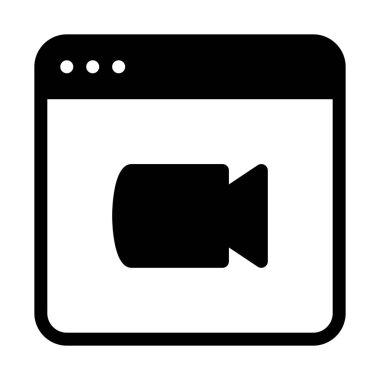 Web Kamera uygulaması, vektör çizim