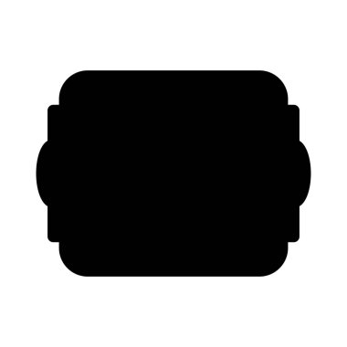 beyaz arka plan üzerinde izole dikdörtgen çerçeve 