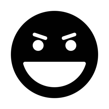 Kötü ya da şeytan izole beyaz arka plan üzerinde