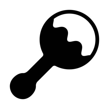 Beyaz arka plan üzerinde izole bebek ses Çalkalayıcılar 