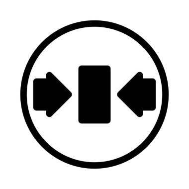 Pack yukarı işareti, basit siyah çizgi resimde beyaz arka plan üzerinde