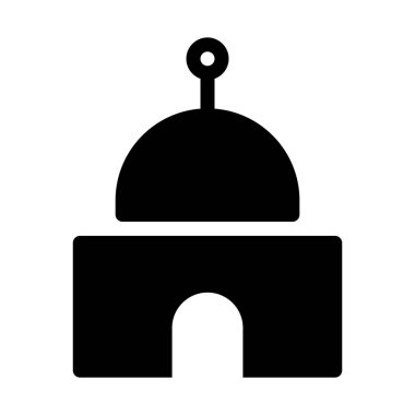 Sinagog Workship yer basit vektör çizim