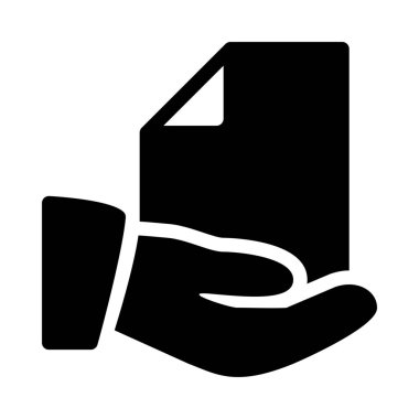 Paylaşım dosyasını ve klasörü basit vektör çizimi