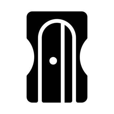 Beyaz arka plan üzerinde izole kalem Keskinleştirme aracı 