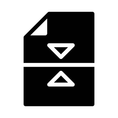 Basit vektör çizim simgesi birleştirme veya Birleştir dosyası