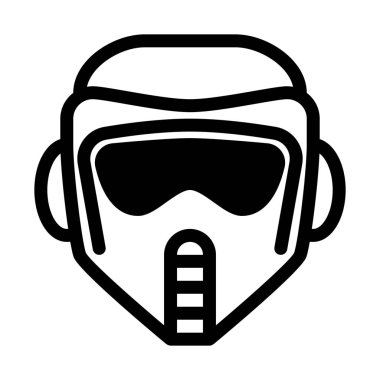 Gelecek Ordu dişli basit vektör çizim