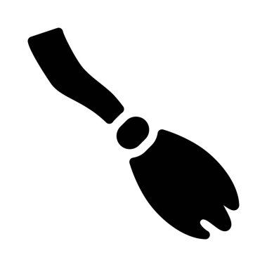 Cadı süpürge basit vektör çizim