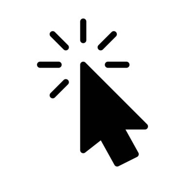 Beyaz arka plan üzerinde tek fare tıkırtı