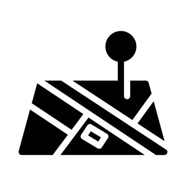 Harita yol düzeni, basit siyah çizgi resimde beyaz arka plan üzerinde