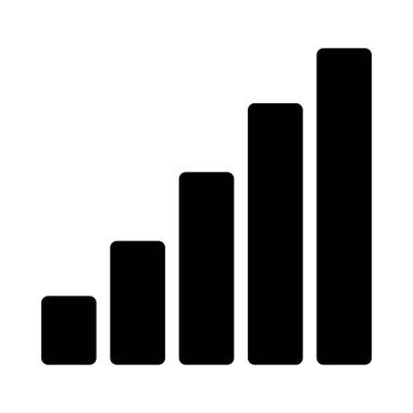 Tam sinyal gücü basit vektör çizim