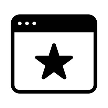 Beyaz arka plan üzerinde izole favori Web uygulaması